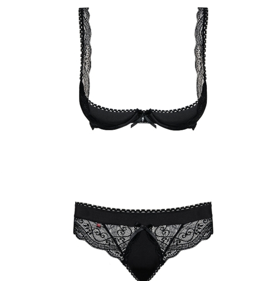 OBSESSIVE MIAMOR SET BLACK Size L/XL  spicy - Picture 4 of 7